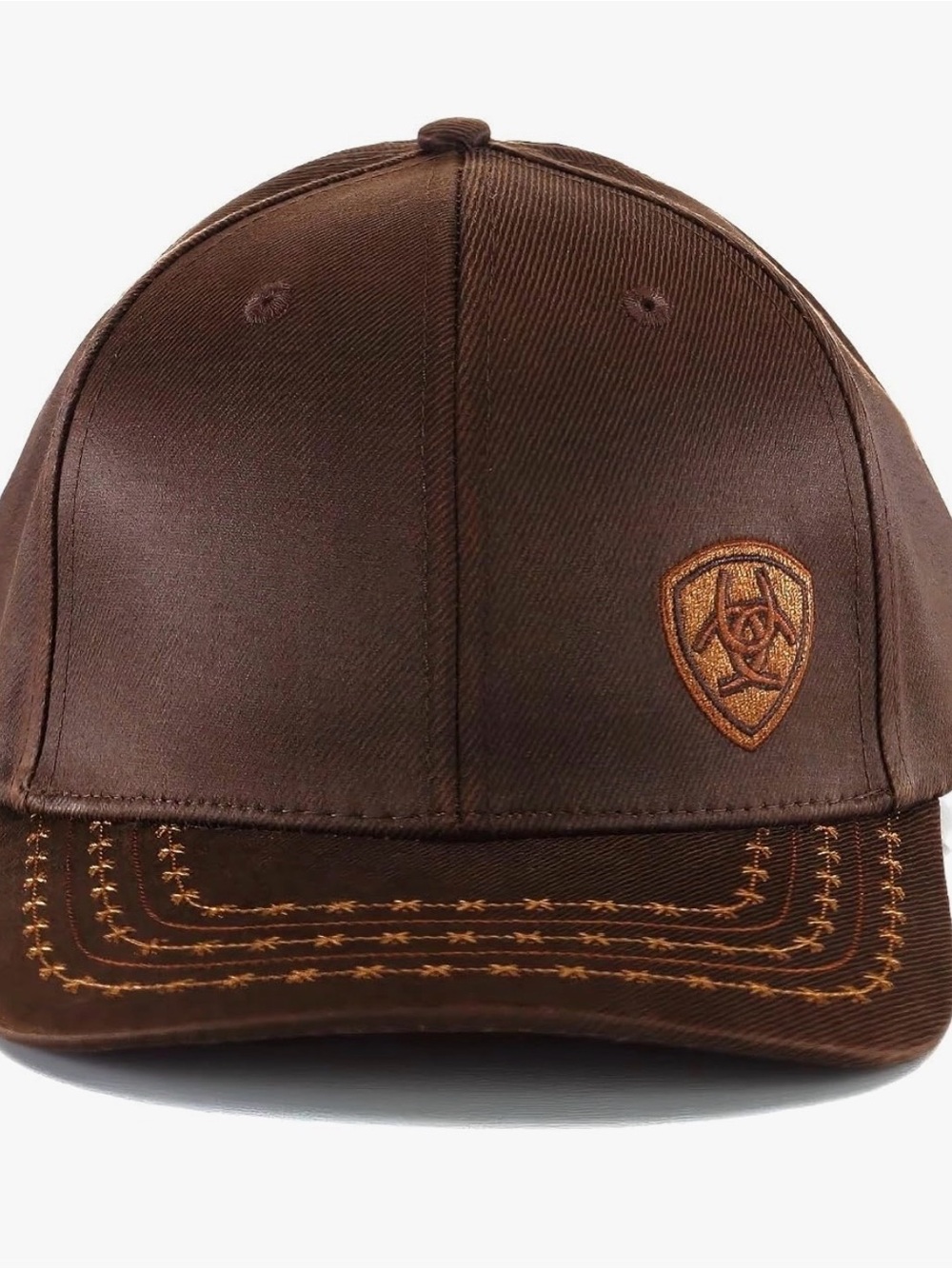 ARIAT Men's Oilskin Corner Logo Hat